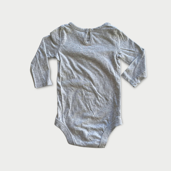 Infant Baby Sparkle Bodysuits Set of 3 6–12M Long Sleeve Ruffle Detail - Picture 5 of 9